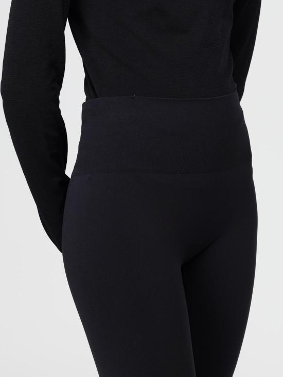 25FW 월포드 스트레이트 팬츠 16021 7005 Black - WOLFORD