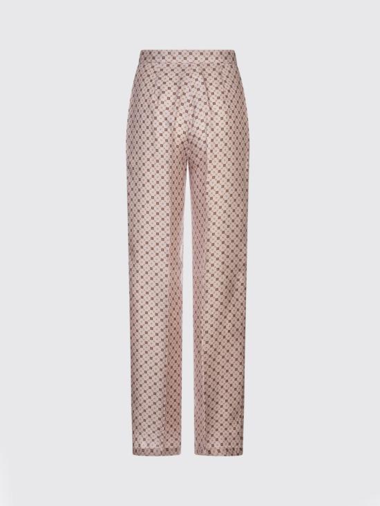 25FW 막스마라 스튜디오 스트레이트 팬츠 2526136071600 003 Pink - MAX MARA STUDIO