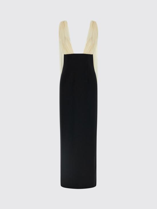 25FW 아르마리움 롱 원피스 ARMTMD029W020002 BLACK White