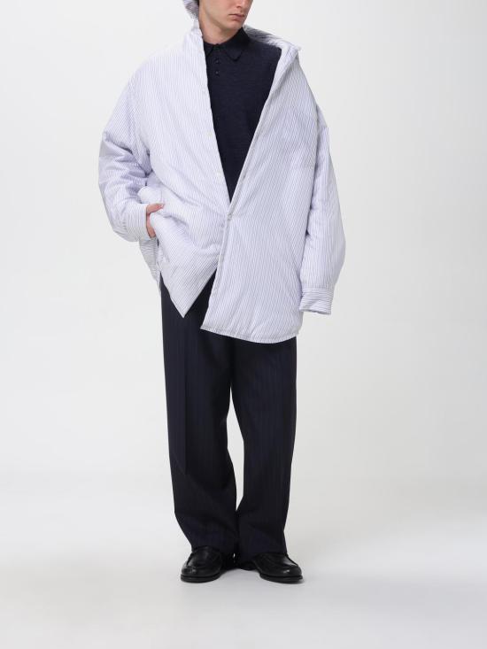 25FW 마르지엘라 엘보 패치 폴로 니트 S50GL0061M13098 511M Blue - MAISON MARGIELA