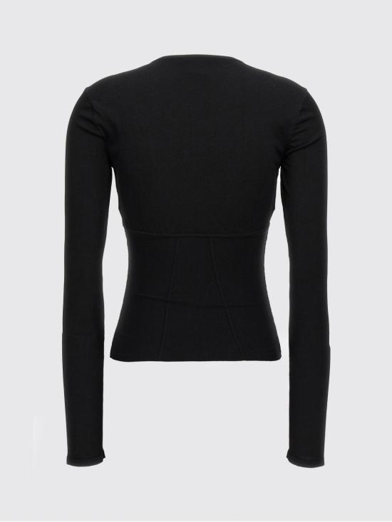 25FW 넨시 도자카 탑 NDAW24KT061 Black - NENSI DOJAKA