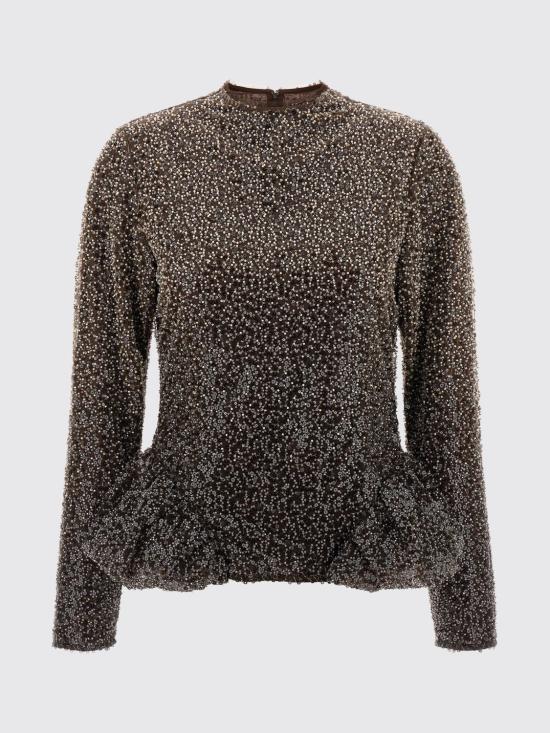 25FW 로테이트 긴팔 티셔츠 114650 3073 Beige