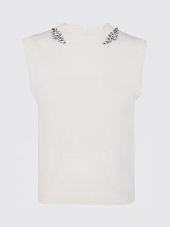 25FW 세미쿠튀르 베스트 Y5WD26 A381 White