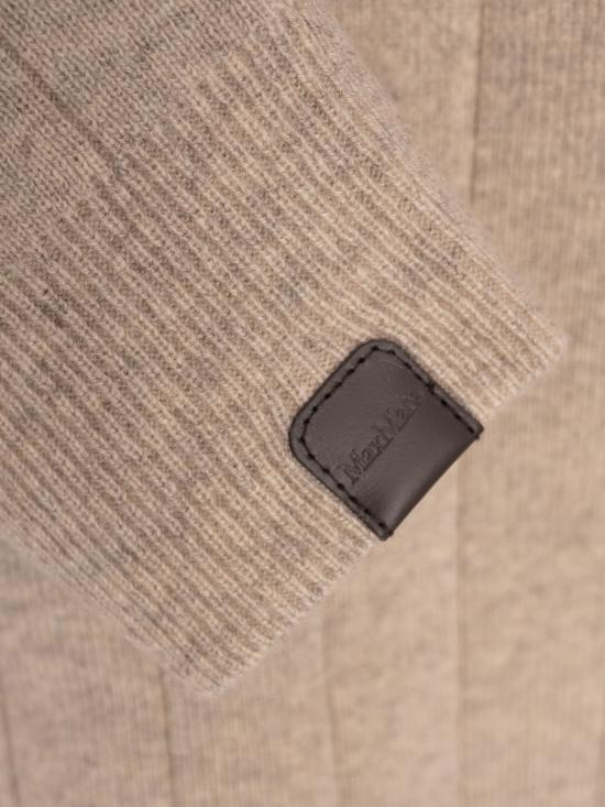 25FW 막스마라 루비에라 지퍼 니트 가디건 2521346029600 001 Brown - MAX MARA