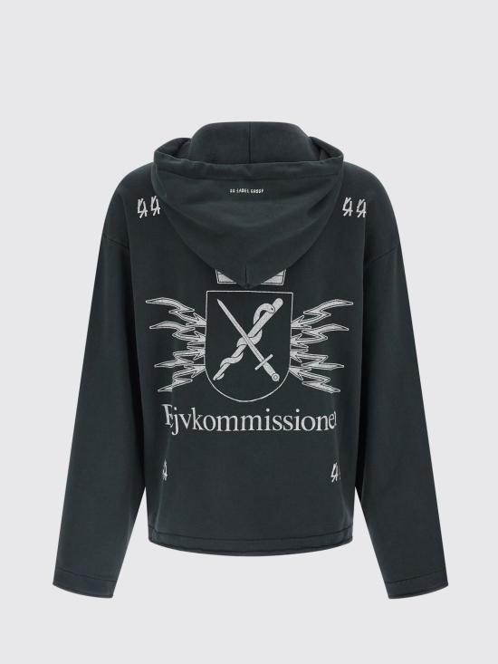 25FW 44레이블 긴팔 티셔츠 B0030610FA679 P685 Black - 44 LABEL