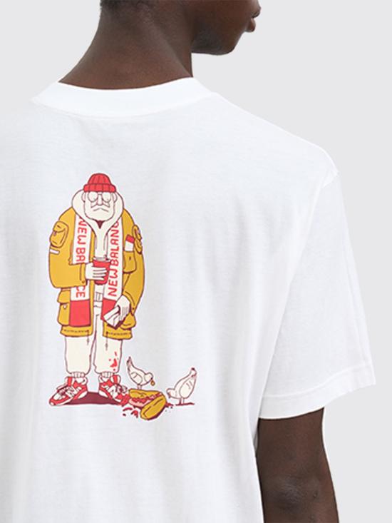 25FW 뉴발란스 반팔 티셔츠 MT53931WT White - NEW BALANCE