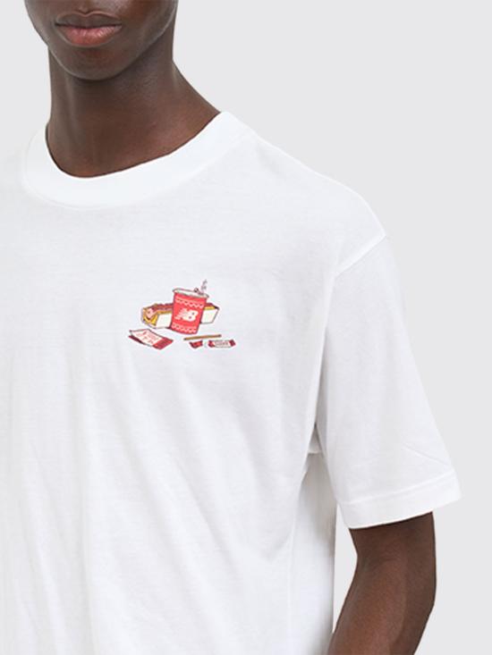 25FW 뉴발란스 반팔 티셔츠 MT53931WT White - NEW BALANCE