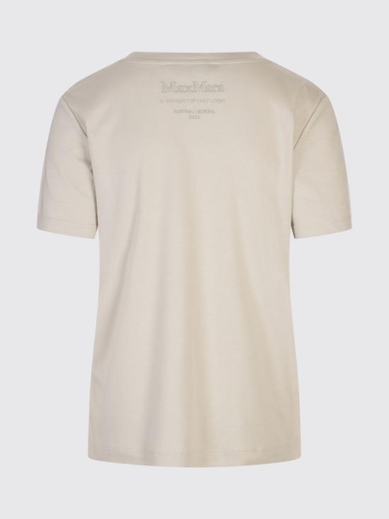 25FW 막스마라 반팔 티셔츠 2529976033600 001 Brown - MAX MARA