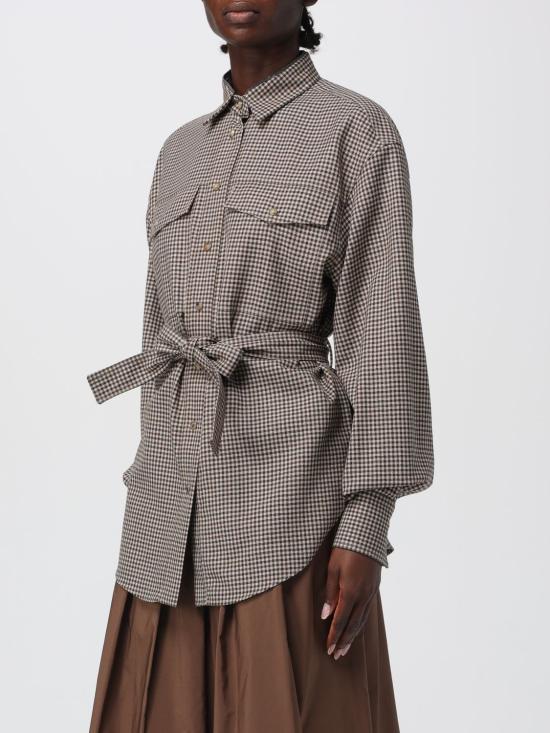 25FW 브루넬로 쿠치넬리 블라우스 MB149MQ206 C001 Beige - BRUNELLO CUCINELLI