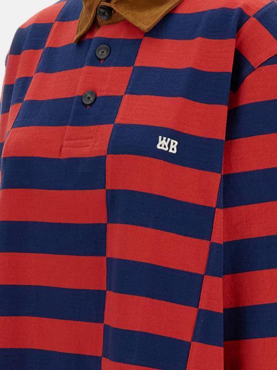 25FW 웨일즈보너 폴로 티셔츠 MA25JE22JE061 000 Blue - WALES BONNER