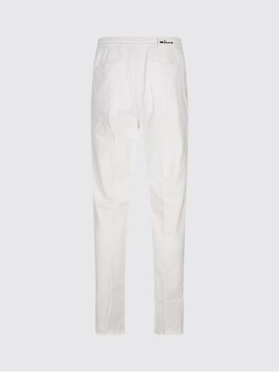 25FW 키톤 스트레이트 팬츠 UPLACK0106H 21 White - KITON