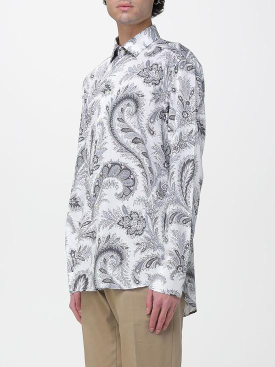 25FW 에트로 긴팔 셔츠 MRIB000199SA5L1 X0803 Grey - ETRO