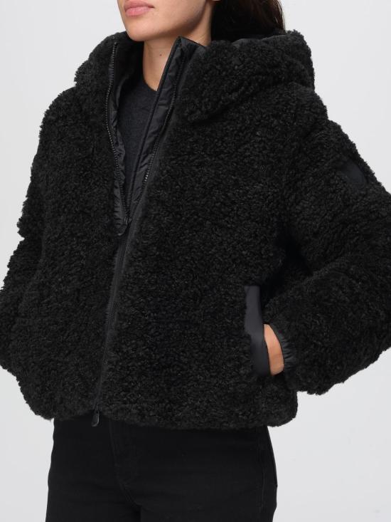 25FW 세이브더덕 코트 D32369WCURL21 10000 Black - SAVE THE DUCK