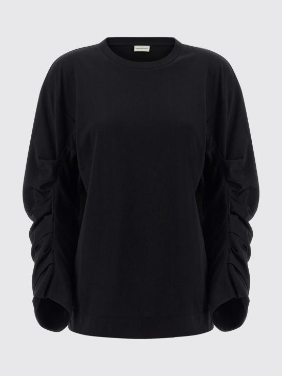 25FW 드리스 반 노튼 반팔 티셔츠 2520111102603 900 Black