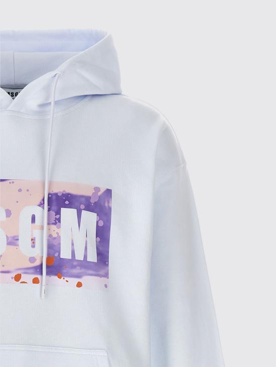 25FW 엠에스지엠 긴팔 티셔츠 3640MM80247000 01 White - MSGM