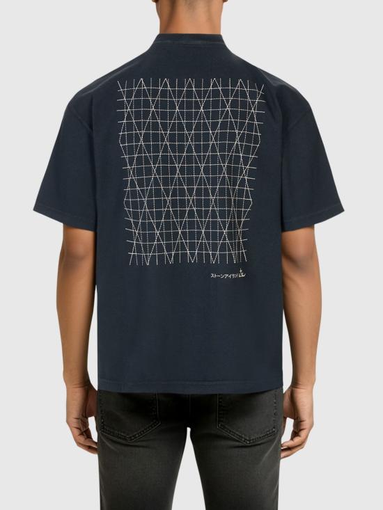 25FW 스톤 아일랜드 반팔 티셔츠 2100021S0234 V0020 Blue - STONE ISLAND