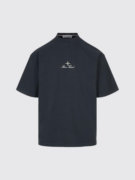 25FW 스톤 아일랜드 반팔 티셔츠 2100021S0234 V0020 Blue - STONE ISLAND