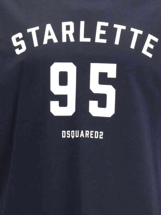 25FW 디스퀘어드2 반팔 티셔츠 S71GD1581D20035 487 Navy - DSQUARED2