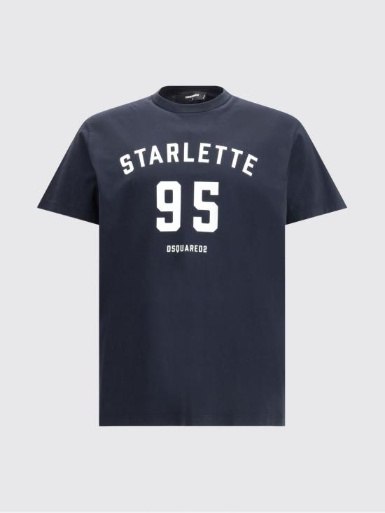 25FW 디스퀘어드2 반팔 티셔츠 S71GD1581D20035 487 Navy