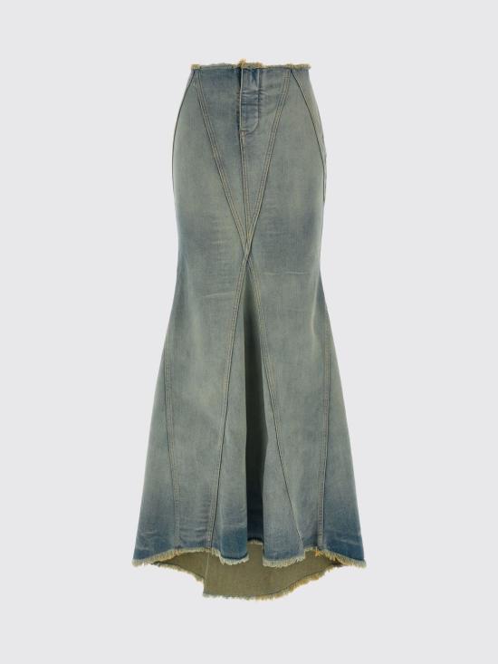 25FW 오프화이트 데님 스커트 OWYF02HF25DEN001 4101 Blue