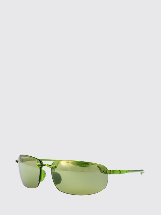 26SS 마우이짐 선글라스 HT407 15 02 Shiny Transparent Light Green