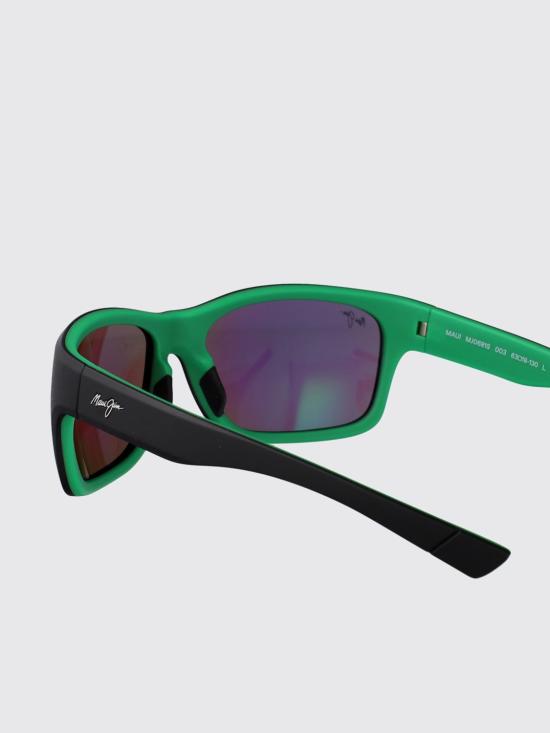 26SS 마우이짐 선글라스 GM681 02A 01 Matte Black w Green Interior - MAUI JIM