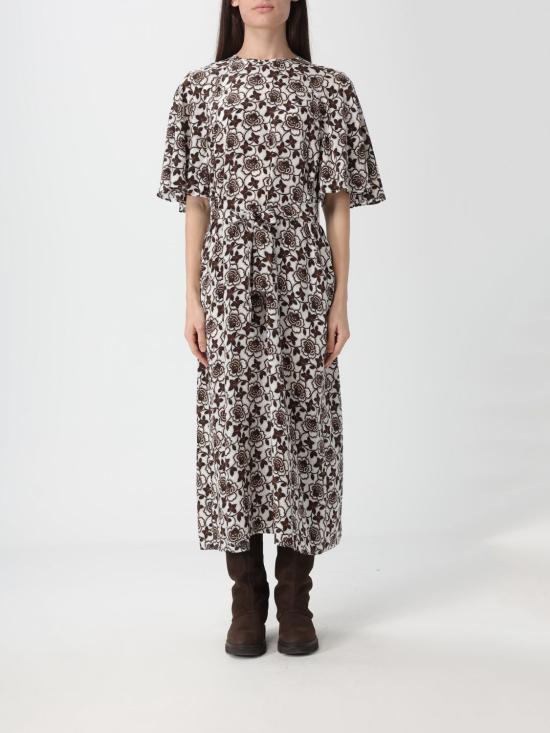 25FW 위켄드막스마라 롱 원피스 2525226051600 002 Brown