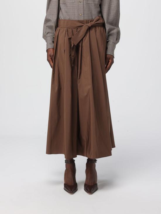 25FW 위켄드막스마라 롱 스커트 5106035106 019 Cocoa