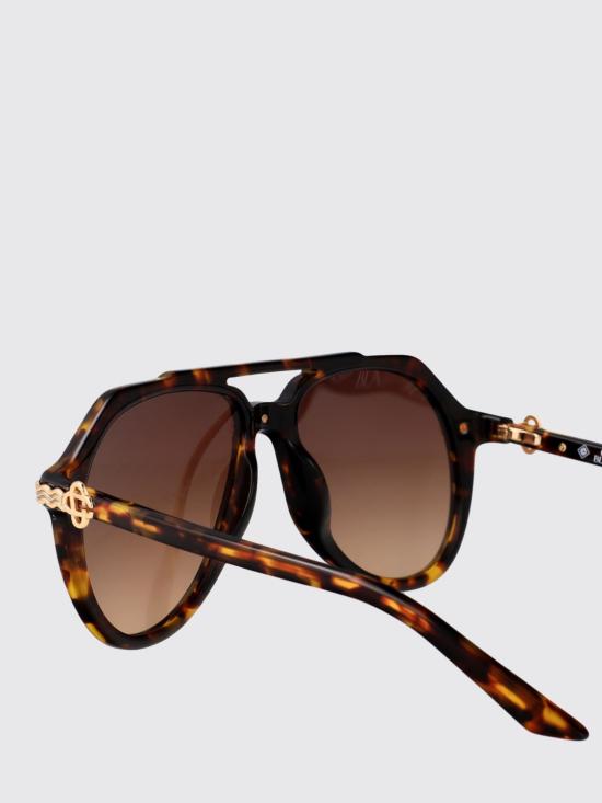 25FW 카사블랑카 선글라스 EW 023 02 GOLD Brown - CASABLANCA