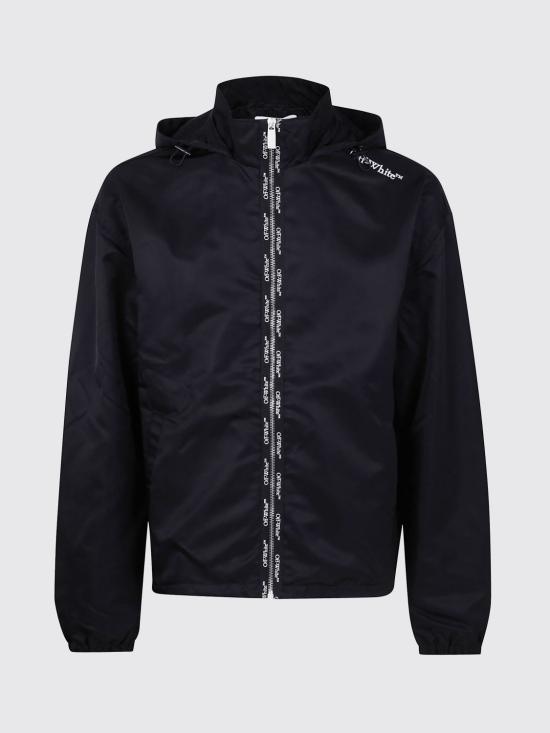 25FW 오프화이트 자켓 OMEB04FF25FAB001 1001 Black