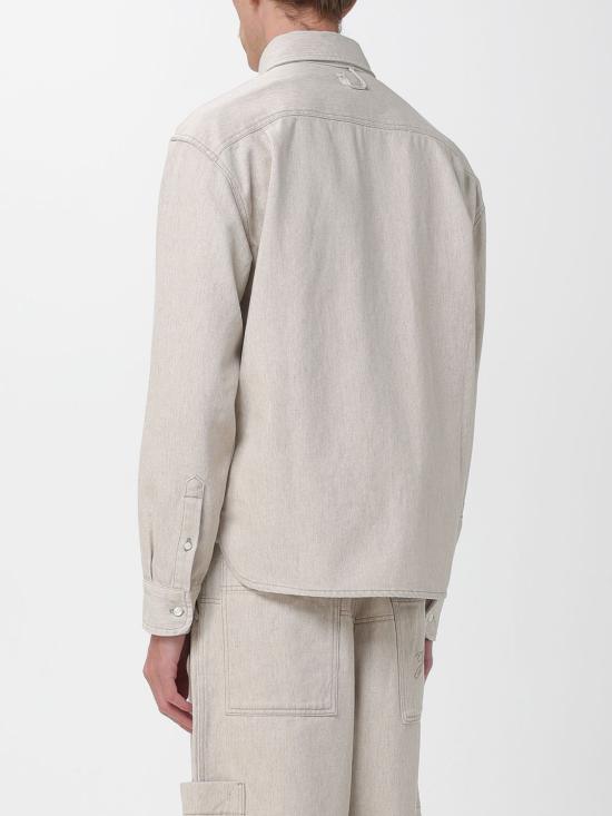 25FW 자크뮈스 긴팔 셔츠 SHM00545AD00044 130 Beige - JACQUEMUS