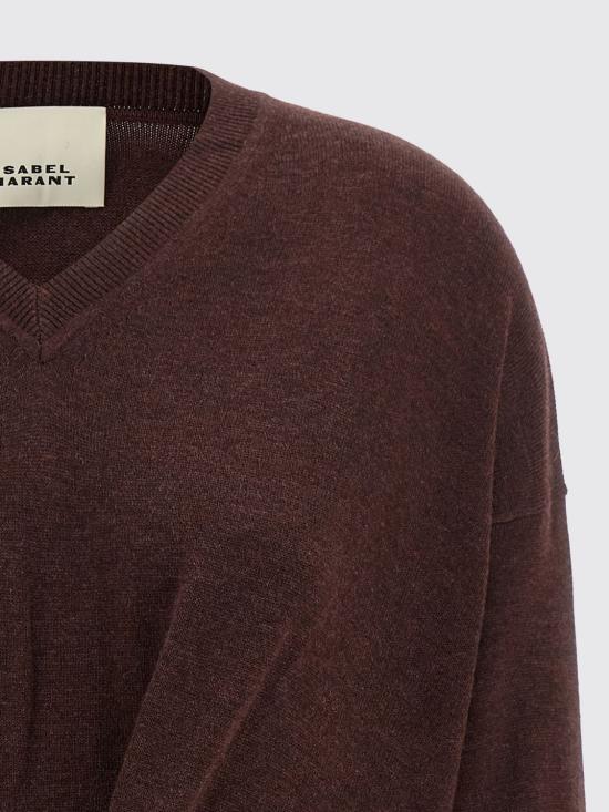 25FW 이자벨마랑 스웨터 PU0717FAB1L05I 80BY Burgundy - ISABEL MARANT