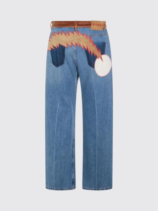 25FW 마르니 데님 팬츠 PUJU0320QSUSCY44 00B96 Blue - MARNI