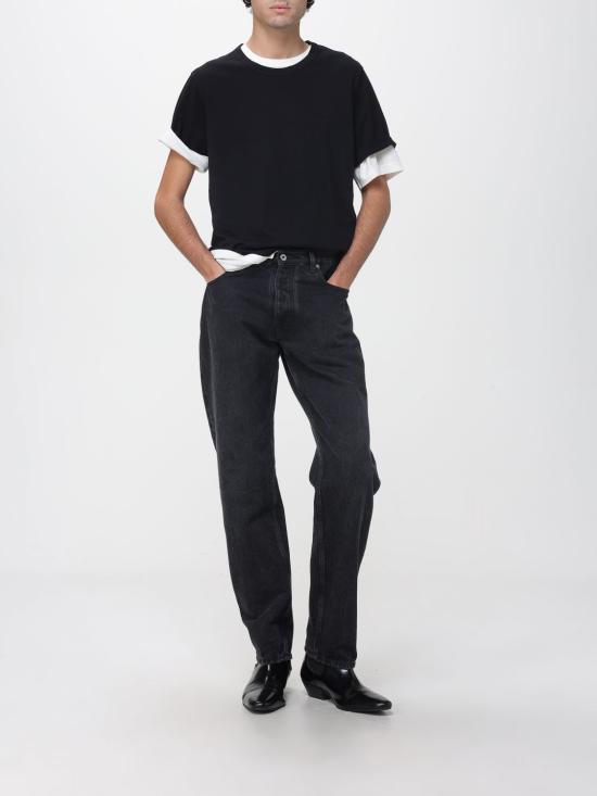 25FW 쿠레쥬 반팔 티셔츠 325JTS206JS0233 9999 Black - COURREGES