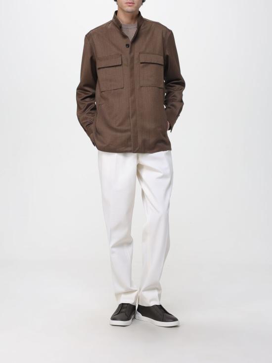 25FW 에르메네질도제냐 자켓 UGV49A2SOT49 M06 Brown - ERMENEGILDO ZEGNA