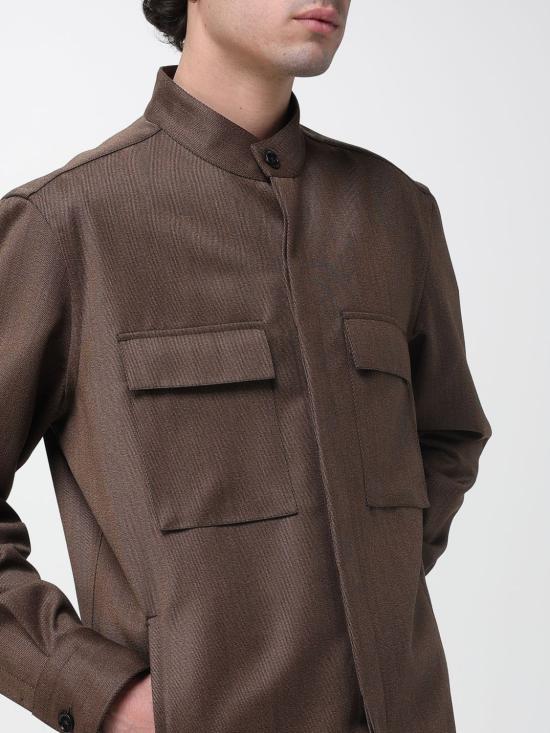 25FW 에르메네질도제냐 자켓 UGV49A2SOT49 M06 Brown - ERMENEGILDO ZEGNA