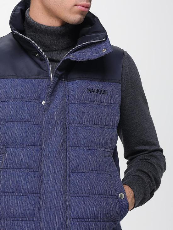 25FW 맥케이지 패딩 조끼 BRODYDNM C0456 Denim - MACKAGE