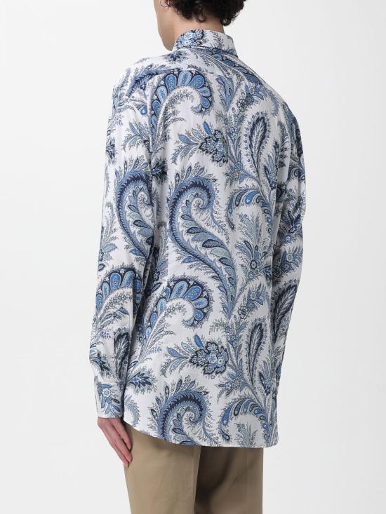 25FW 에트로 긴팔 셔츠 MRIB000199SA5L1 X0802 Blue - ETRO