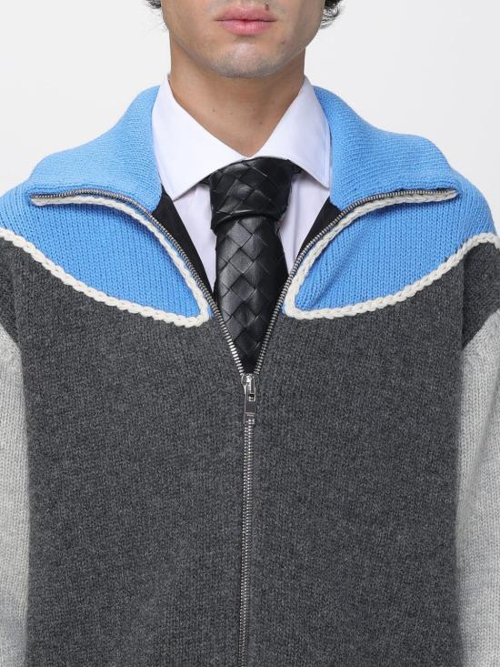 25FW 보테가베네타 넥타이 813612 V2JG0 1000 Black - BOTTEGA VENETA