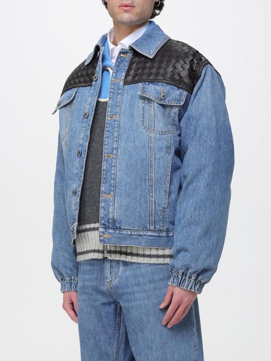 25FW 보테가베네타 데님 자켓 833896V42W0 4715 Blue - BOTTEGA VENETA