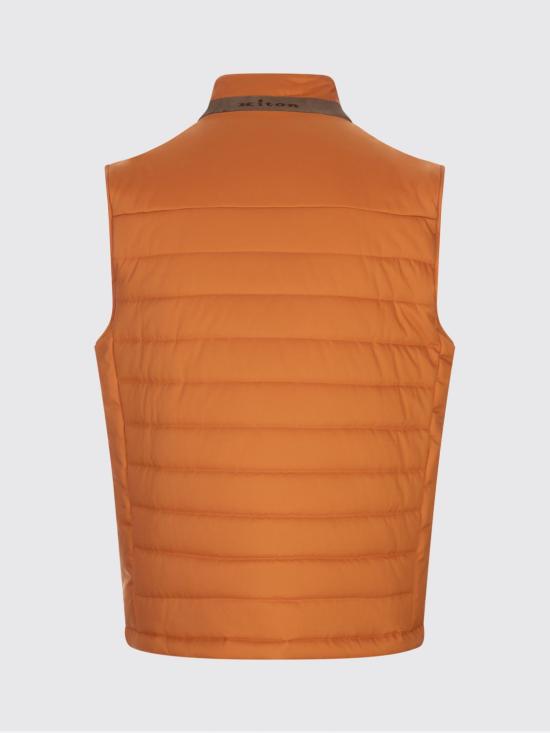 25FW 키톤 베스트 UW2195V0422H 14 Orange - KITON