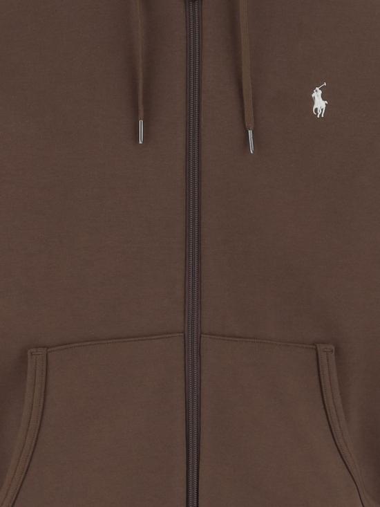 25FW 폴로 랄프로렌 더블 니트 후드 집업 710881517 096 Earth - POLO RALPH LAUREN