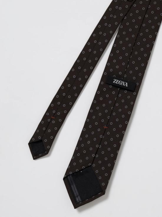 25FW 에르메네질도제냐 넥타이 1P8Z2D03TA2 208 Dark - ERMENEGILDO ZEGNA
