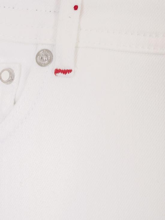 25FW 키톤 스트레이트 팬츠 UPNJSMK0109H 21 White - KITON