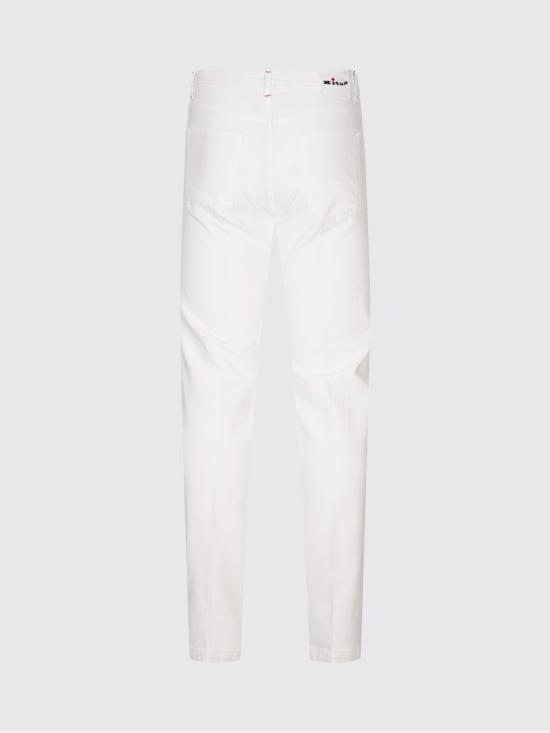 25FW 키톤 스트레이트 팬츠 UPNJSMK0109H 21 White - KITON