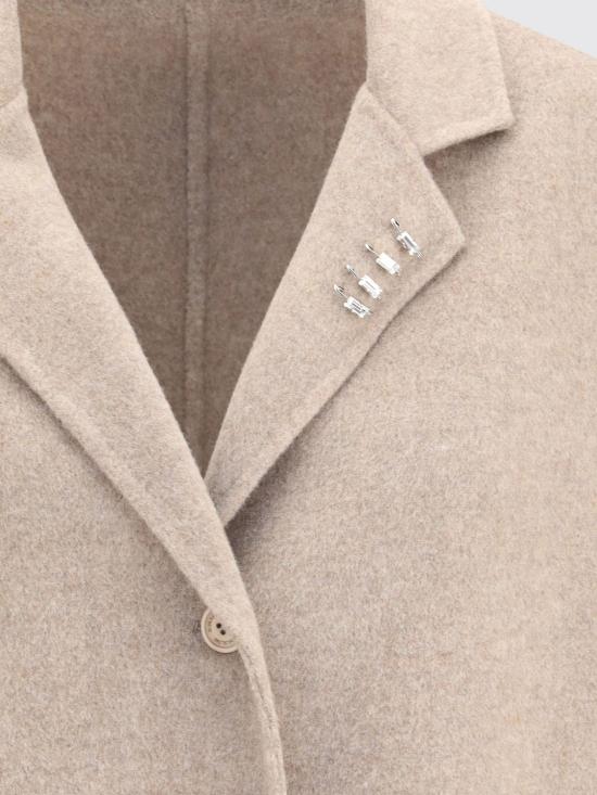 25FW 에르마노 설비노 코트 D476D301CBNHO M4703 Beige - ERMANNO SCERVINO