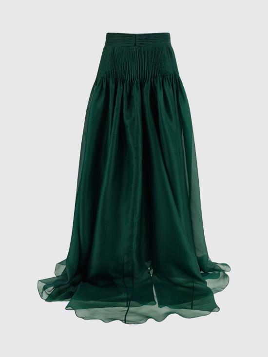 25FW 캐롤리나 헤레라 스커트 F2511E319CRG 034 Green - CAROLINA HERRERA