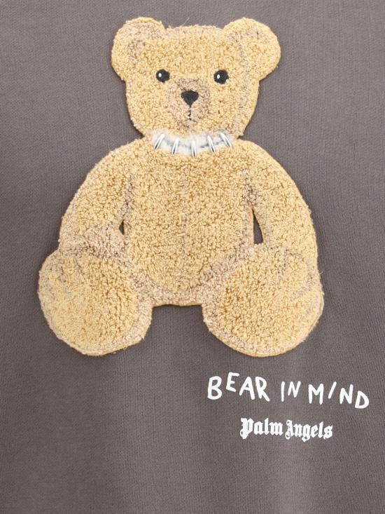 25FW 팜앤젤스 긴팔 티셔츠 PMBA08HF25FLE004 0760 Dove Grey - PALM ANGELS