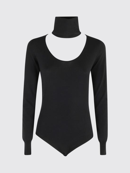 25FW 에리카 카발리니 바디수트 티셔츠 E5WA03 Y69 Black