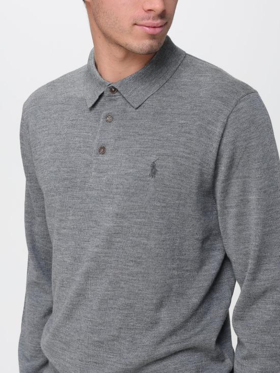 25FW 폴로 랄프로렌 폴로 티셔츠 710941104 003 Grey - POLO RALPH LAUREN
